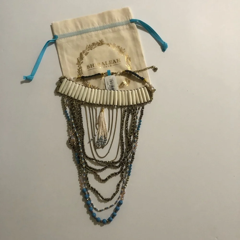 NWT Shiraleah Chicago jewelry - Anthropologie - Selena Choker necklace in multi